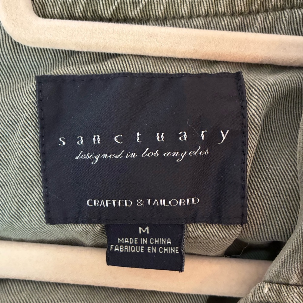 Anthropologie Sanctuary Army Green Jacket - Picture 3 of 3